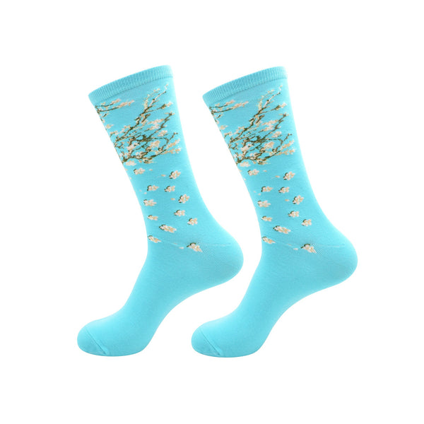 robin ruth Socks Men Size 41-46 - van Gogh - Blossom