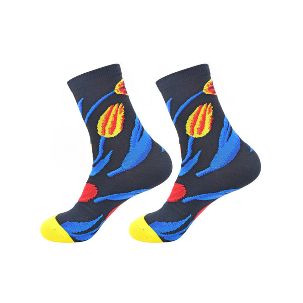 robin ruth Socks Women Size 36-42 - Tulips