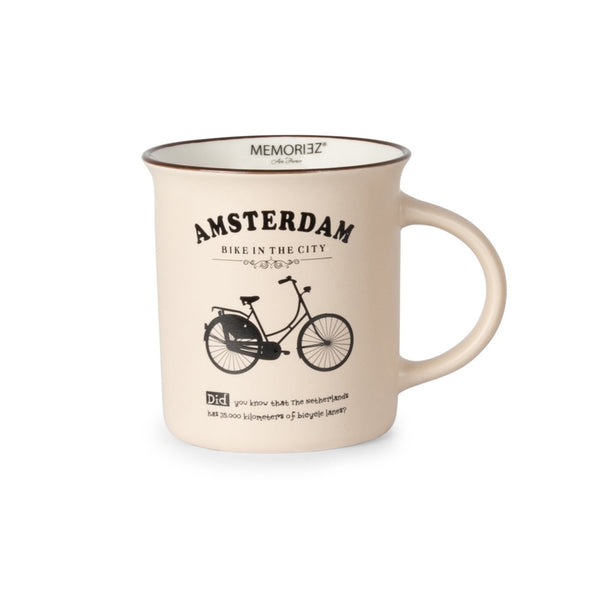 Robin Ruth Story Mug Large Matt - Amsterdam - Bike