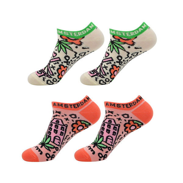 robin ruth Short Socks 2 pair Women Size 36-42 - Amsterdam