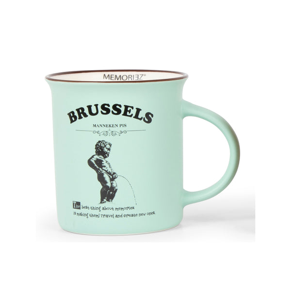 Robin Ruth Story Mug Large - Brussels - Manneken Pis Matt