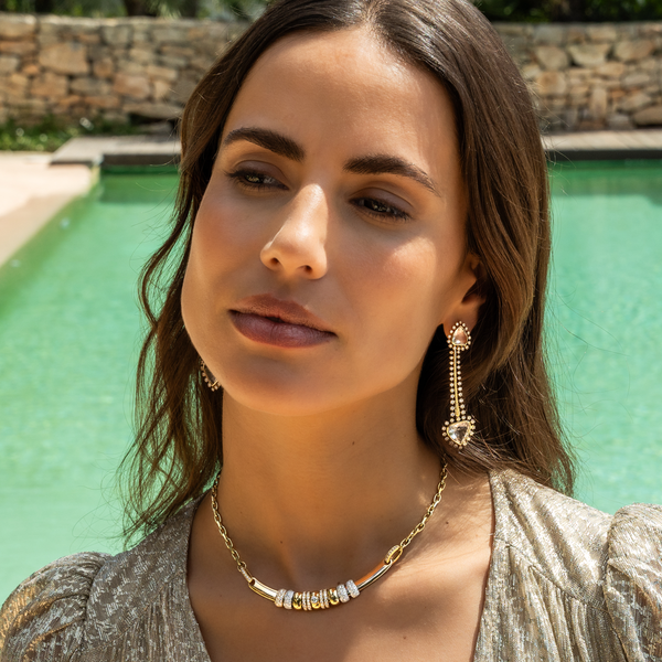 Robinson Pelham Daystar Forty Stud And Drop Earrings