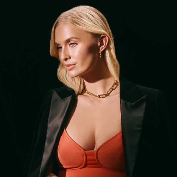 Robinson Pelham Daystar Large Hoop Diamond Earrings