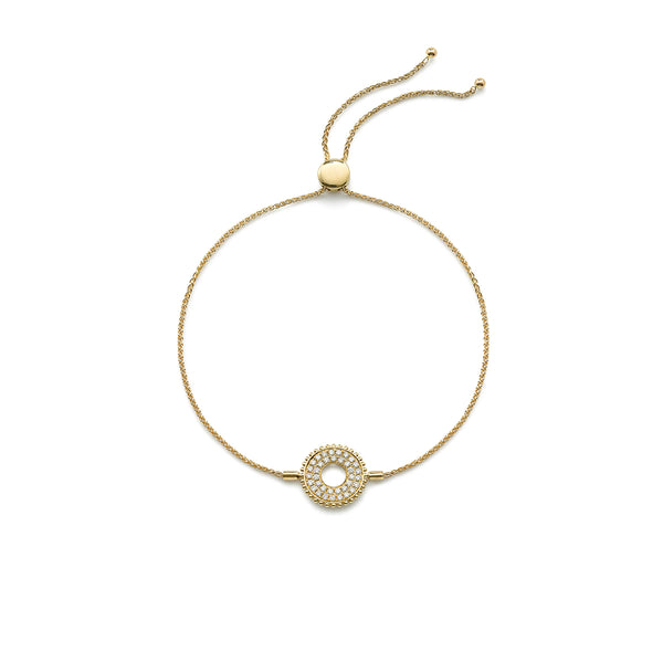 robinson pelham Large Bobble Diamond Spinner bracelet