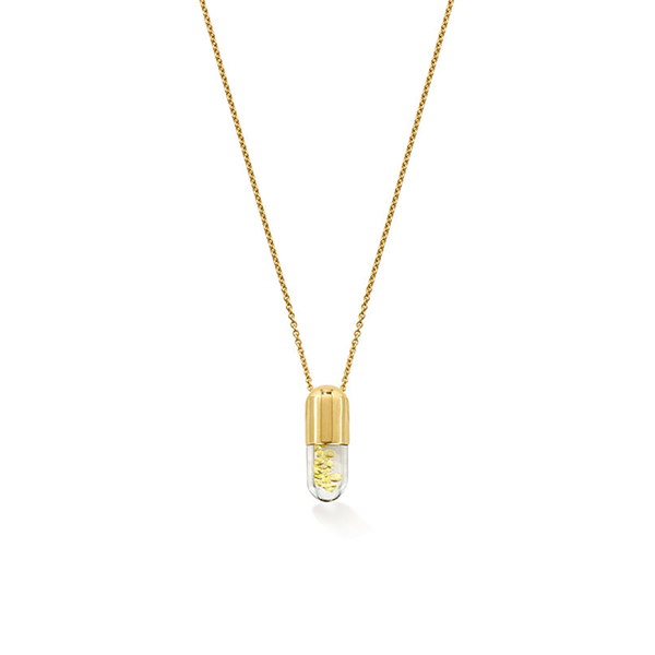 robinson pelham Mini Yellow 'Elixir of Light' Pendant