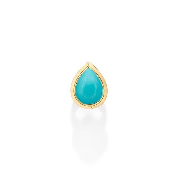 Robinson Pelham Pearshape Sleeping Beauty Turquoise Ring