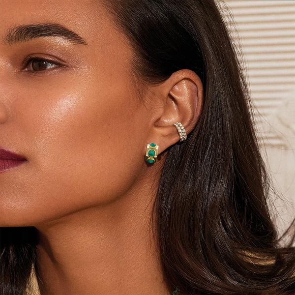Robinson Pelham Akida Malachite Earrings