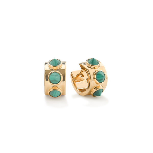 robinson pelham Akida Malachite Earrings