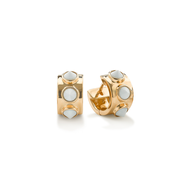 robinson pelham Akida White Onyx Earrings