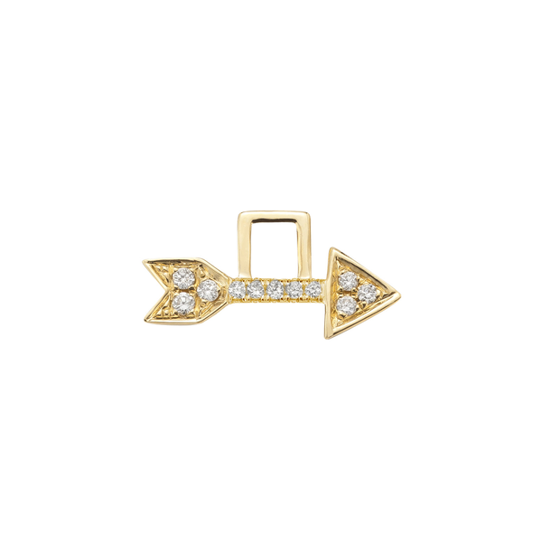 Robinson Pelham Arrow Diamond EarWish Yellow Gold