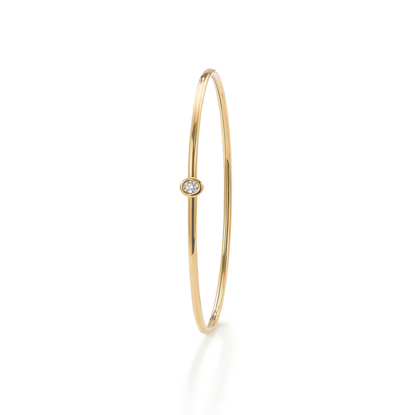 robinson pelham Atlas Small Single Stone Bangle