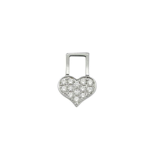 robinson pelham Baby Heart Diamond White EarWish