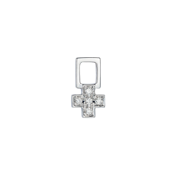 robinson pelham Cross EarWish Diamond White