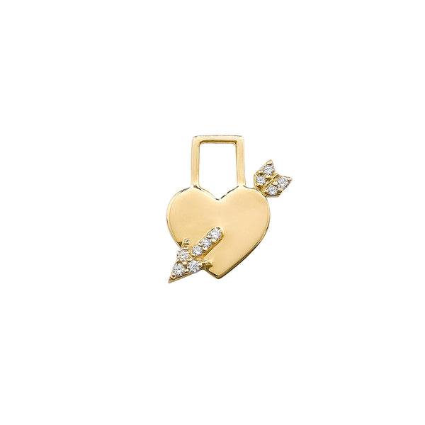 robinson pelham Cupid Heart EarWish Diamond
