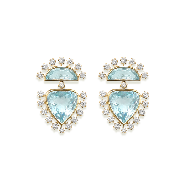 robinson pelham Daystar Blue Topaz Earrings