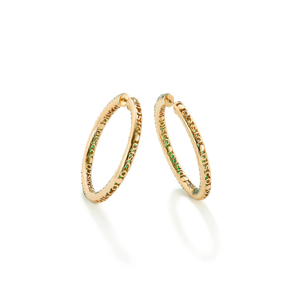 Robinson Pelham Disco Hoop Earrings Rainbow
