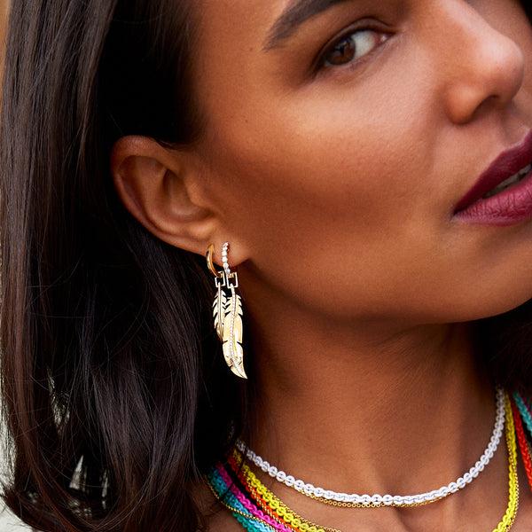 Robinson Pelham Feather Medium Right EarWish