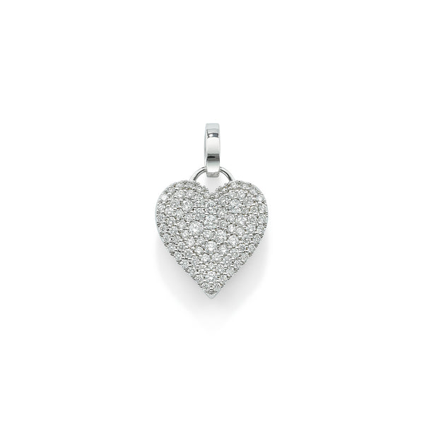 Robinson Pelham Fortune Diamond Pave Heart