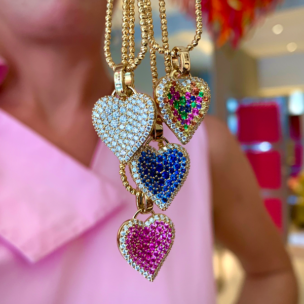 Robinson Pelham Fortune Diamond Pave Heart