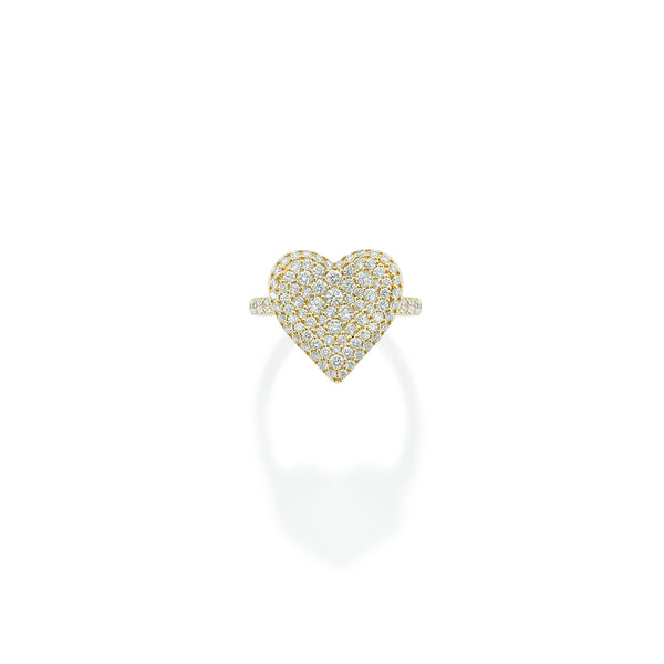 Robinson Pelham Fortune Diamond Pave Heart Ring