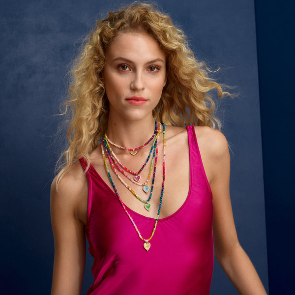 Robinson Pelham Fortune Yellow Sapphire Pave Heart