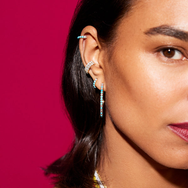 Robinson Pelham Giant Diamond And Turquoise Orbs