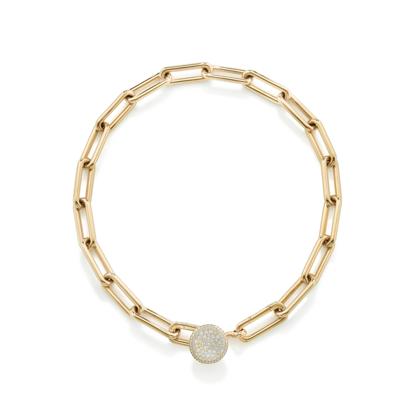 robinson pelham Identity Pommel With Pavé Diamonds