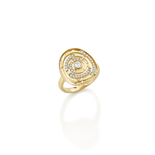 robinson pelham Labyrinth Round Ring