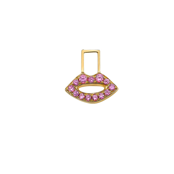 robinson pelham Lips Pink Sapphire EarWish