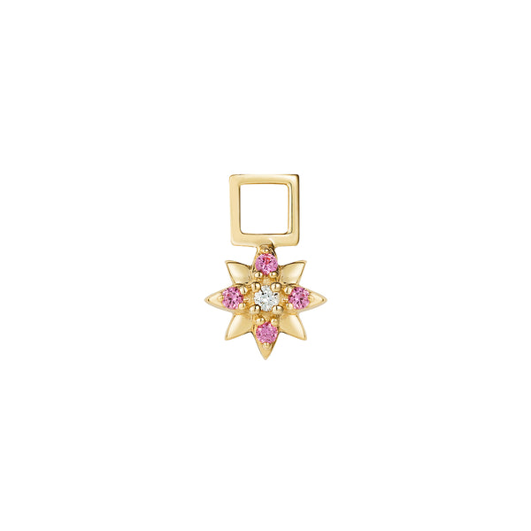robinson pelham Lotus Flower EarWish Pink