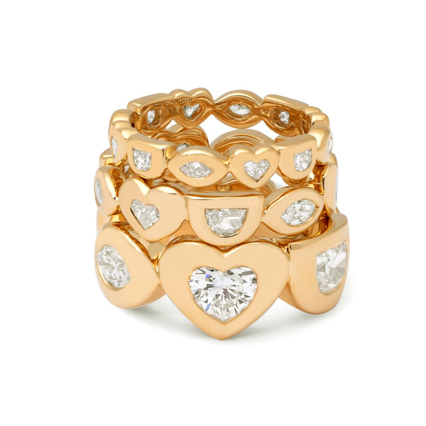 Robinson Pelham Mini Diamond Eye Love U Ring