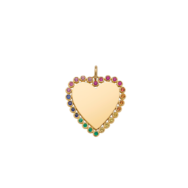 robinson pelham Niji Heart Pendant