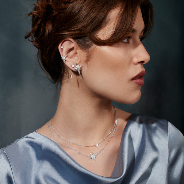 Robinson Pelham North Star Pendant White Gold