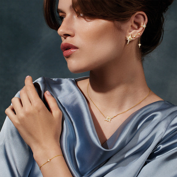 Robinson Pelham North Star Stud Yellow Gold