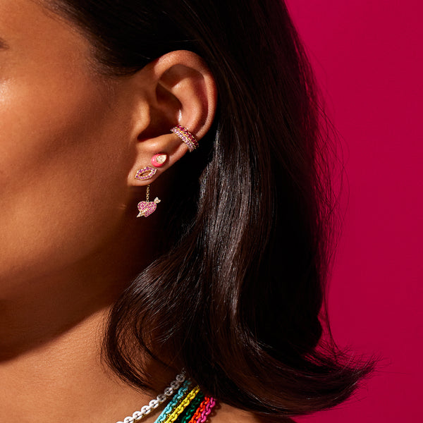 Robinson Pelham Orb Cuff Ruby Medium