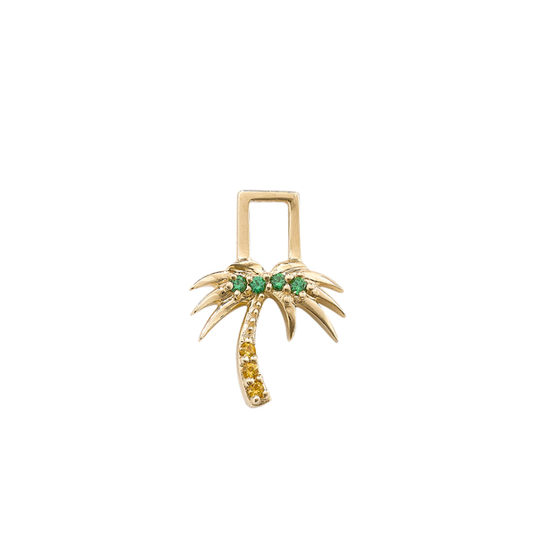 robinson pelham Palm Tree EarWish Yellow Sapphire