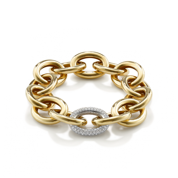 robinson pelham River Diamond Link bracelet