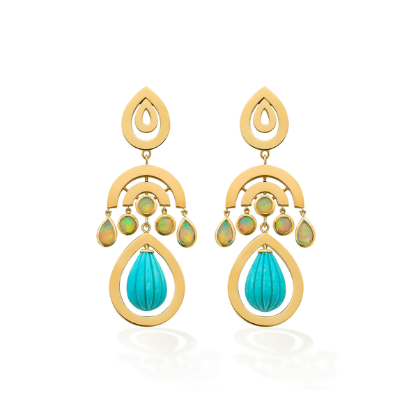 robinson pelham Siren Turquoise Earrings
