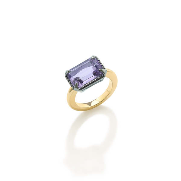 robinson pelham Snap Ring Amethyst