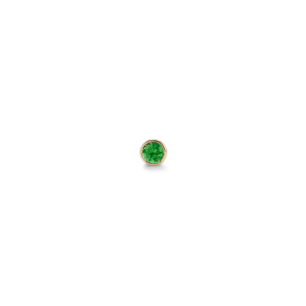 robinson pelham Strobe stud earring - Tsavorite
