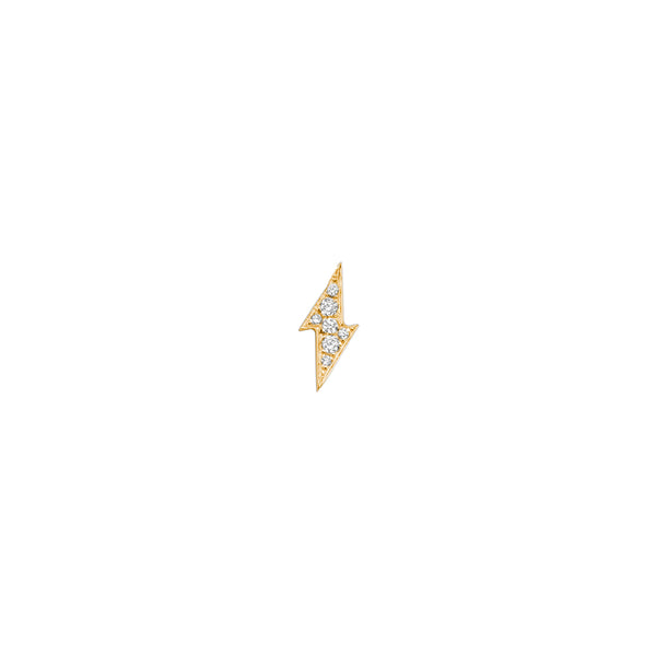 robinson pelham Stud Club Bolt - Diamond/Yellow Gold