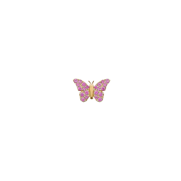robinson pelham Stud Club Pink Sapphires Butterfly