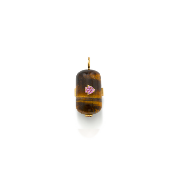 robinson pelham Tiger's Eye Stereo pendant