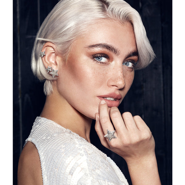 Robinson Pelham Vega Large Earrings White