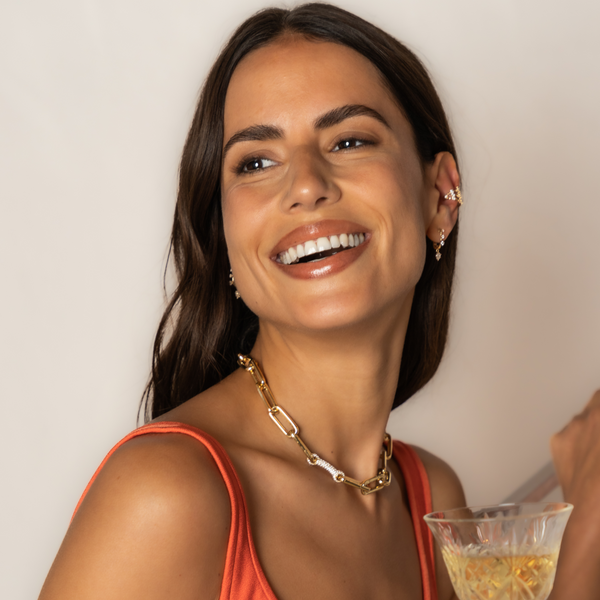 Robinson Pelham Short Identity Necklace With Diamond Bar