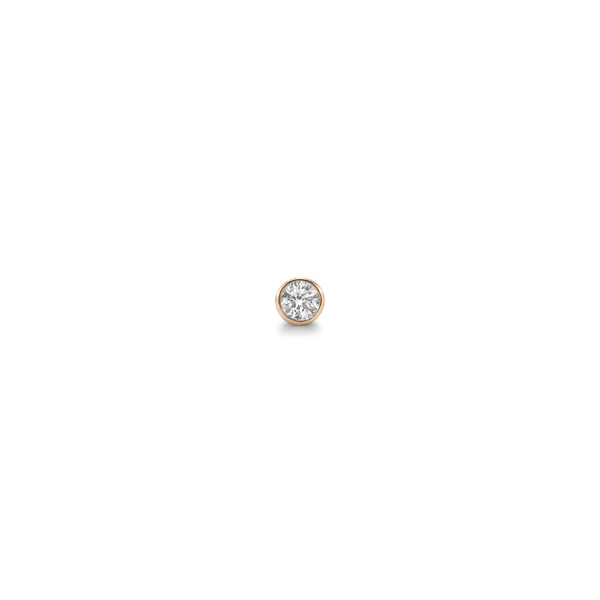 robinson pelham Strobe stud earring - Diamond/ Yellow Gold