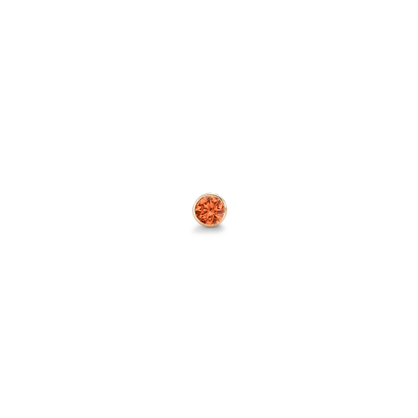 robinson pelham Strobe stud earring - Orange Sapphire