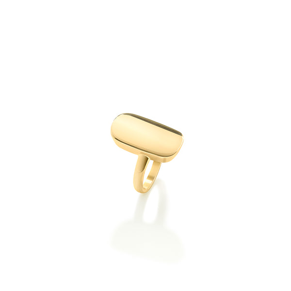 Robinson Pelham Synchronicity Plain Inner Ring In 18ct Yellow Gold