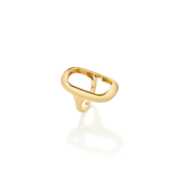 robinson pelham Synchronicity Plain Outer Ring in 18ct Yellow Gold