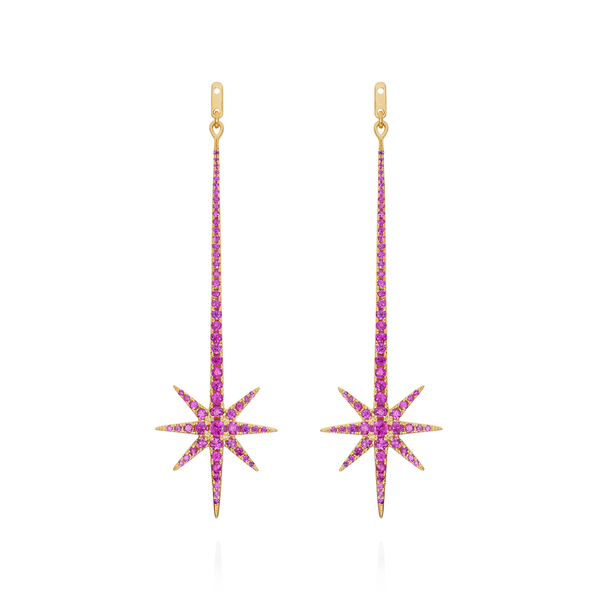 robinson pelham Tsar Star Blaze Pink Sapphire Drops